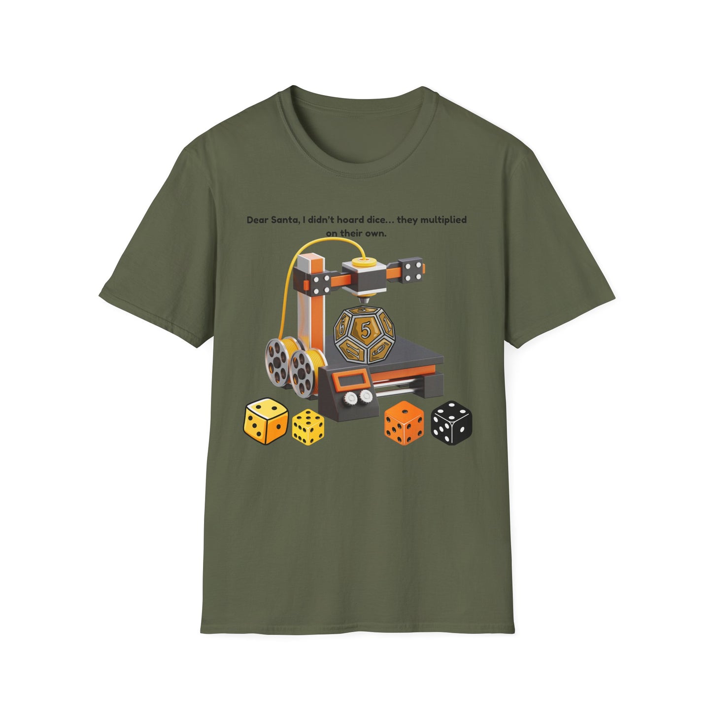 Dice Multiplying Machine T-Shirt | Funny Dungeons & Dragons Tabletop Dice Art