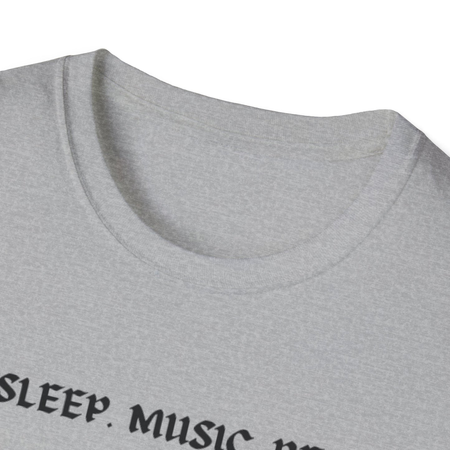 Skeleton Music Vibes Unisex Softstyle T-Shirt | Rock Music Lovers Tee, Concert Shirt, Halloween Apparel, Gift for Musicians
