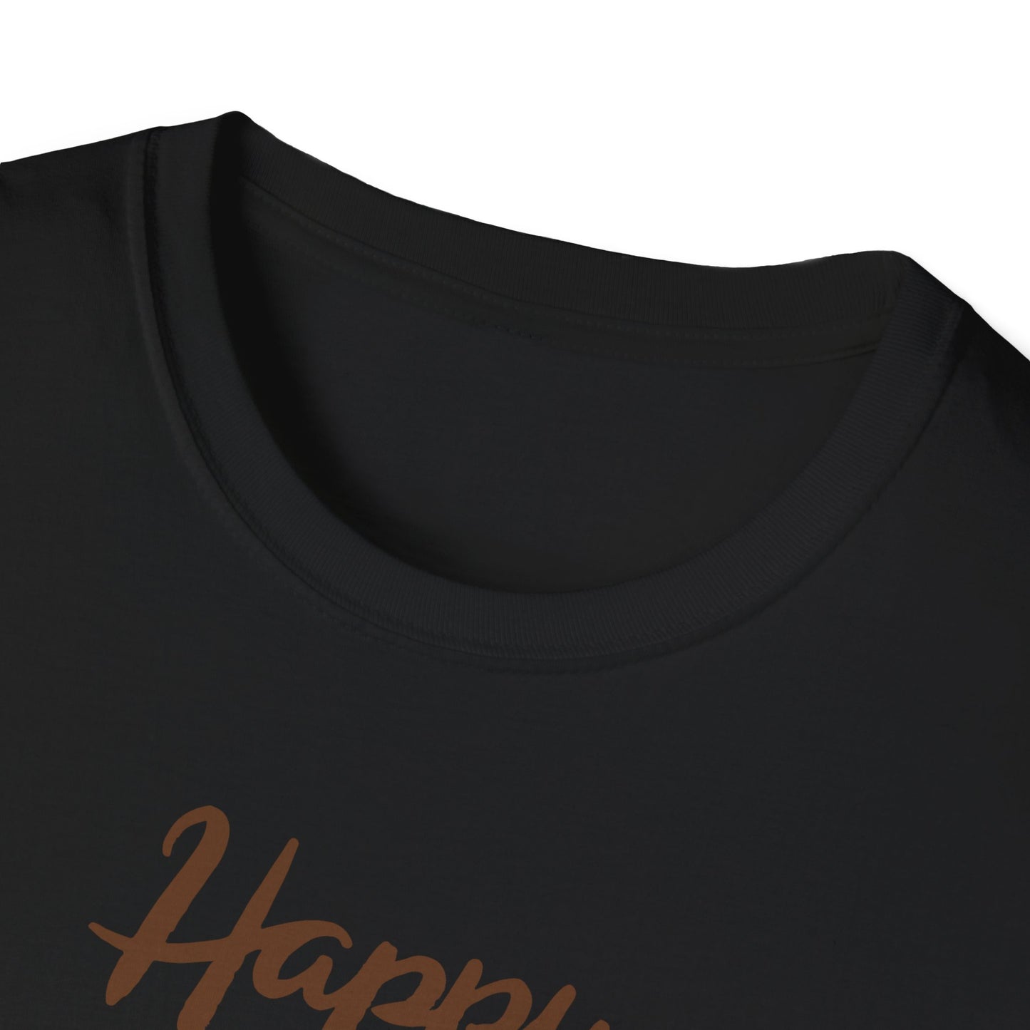 Thanksgiving Coffee T-Shirt - Unisex Softstyle Tee for Fall Celebrations, Autumn Apparel, Holiday Gathering, Family Gatherings, [...]