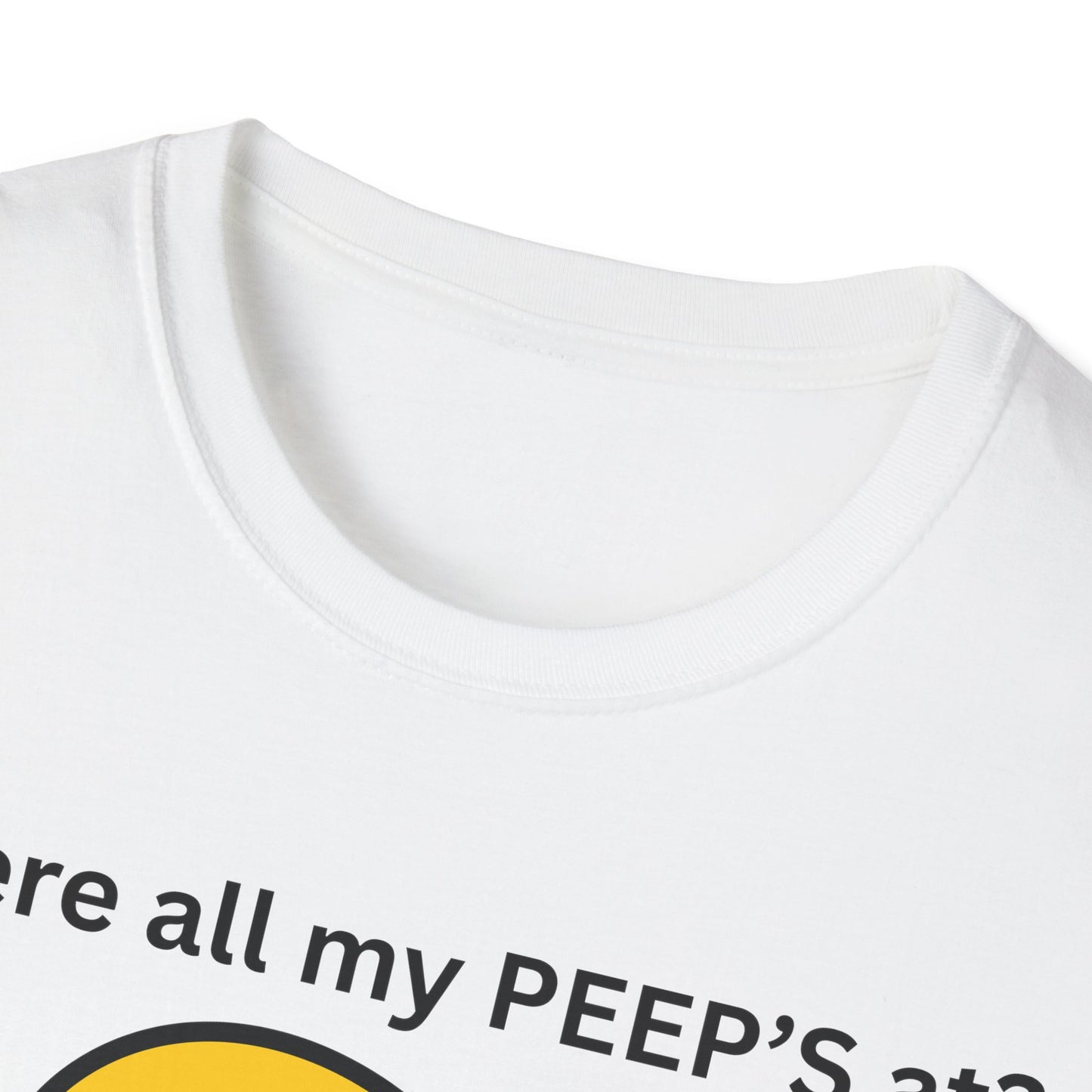 Cute Duck T-Shirt - Where All My PEEP'S At? | Fun Gift for Animal Lovers, Spring Celebrations, Easter