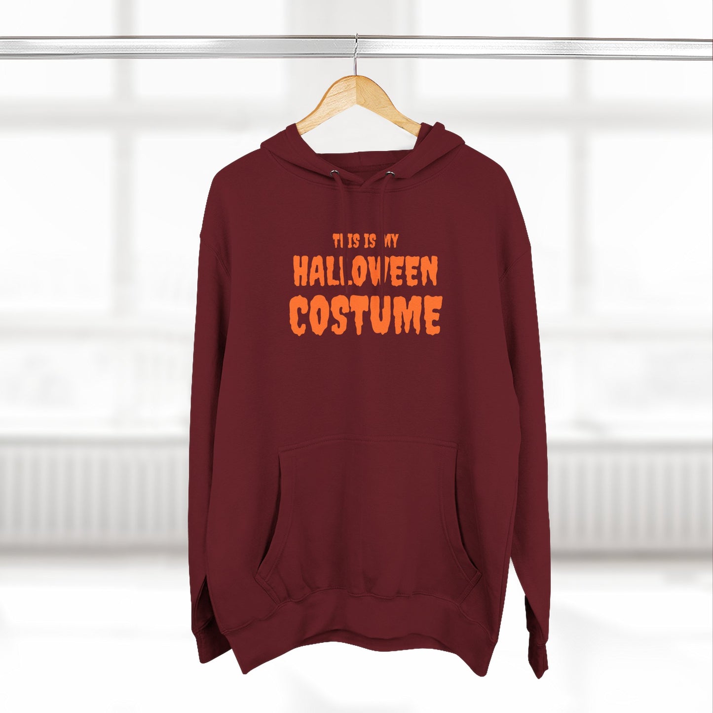Halloween Costume Hoodie, Funny Costume Sweatshirt, Party Outfit, Fall Apparel, Trick or Treat, Spooky Season Fashion