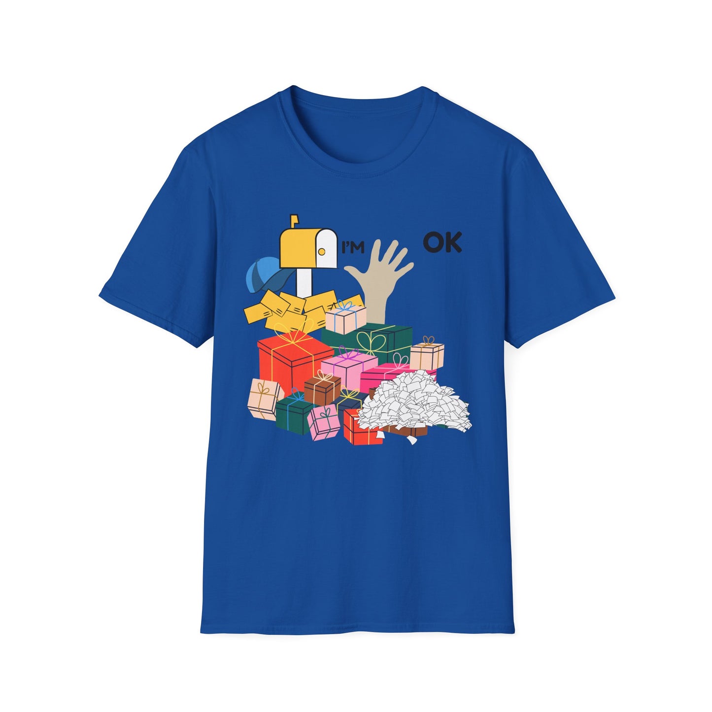 Mail Carrier shirt  I'm OK Graphic Tee, Gift for Friends, Casual Wear, Holiday Apparel, Fun  Quirky Style