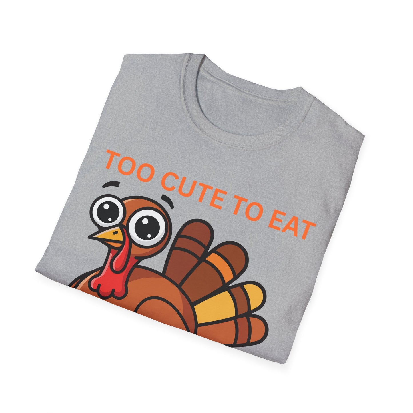 Cute Thanksgiving Turkey T-Shirt, Funny Holiday Shirt, Family Gatherings, Thanksgiving Celebration, Gift for Turkey Lovers, Unisex Tee