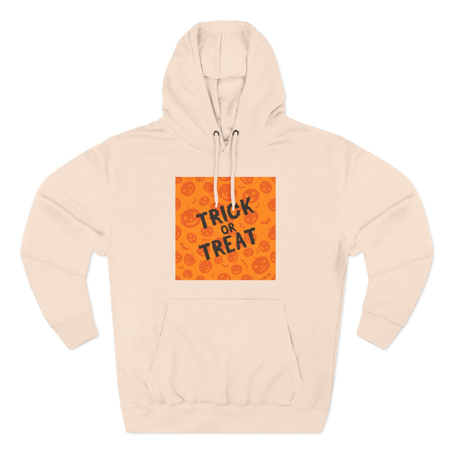 Halloween Trick or Treat Hoodie, Cozy Fleece Sweatshirt for Fall, Halloween Costume, Holiday Gift, Spooky Season Apparel