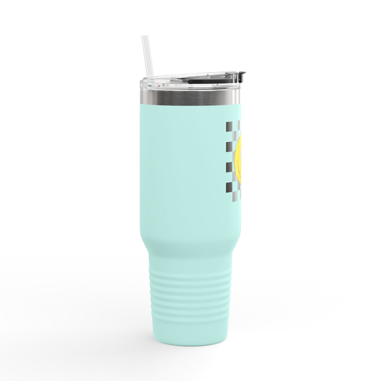 Bright Smile Insulated Travel Mug, Perfect for Road Trips, Happy Hour, and Everyday Use, 40oz Drinkware, Cheerful Gift for Coffee [...]