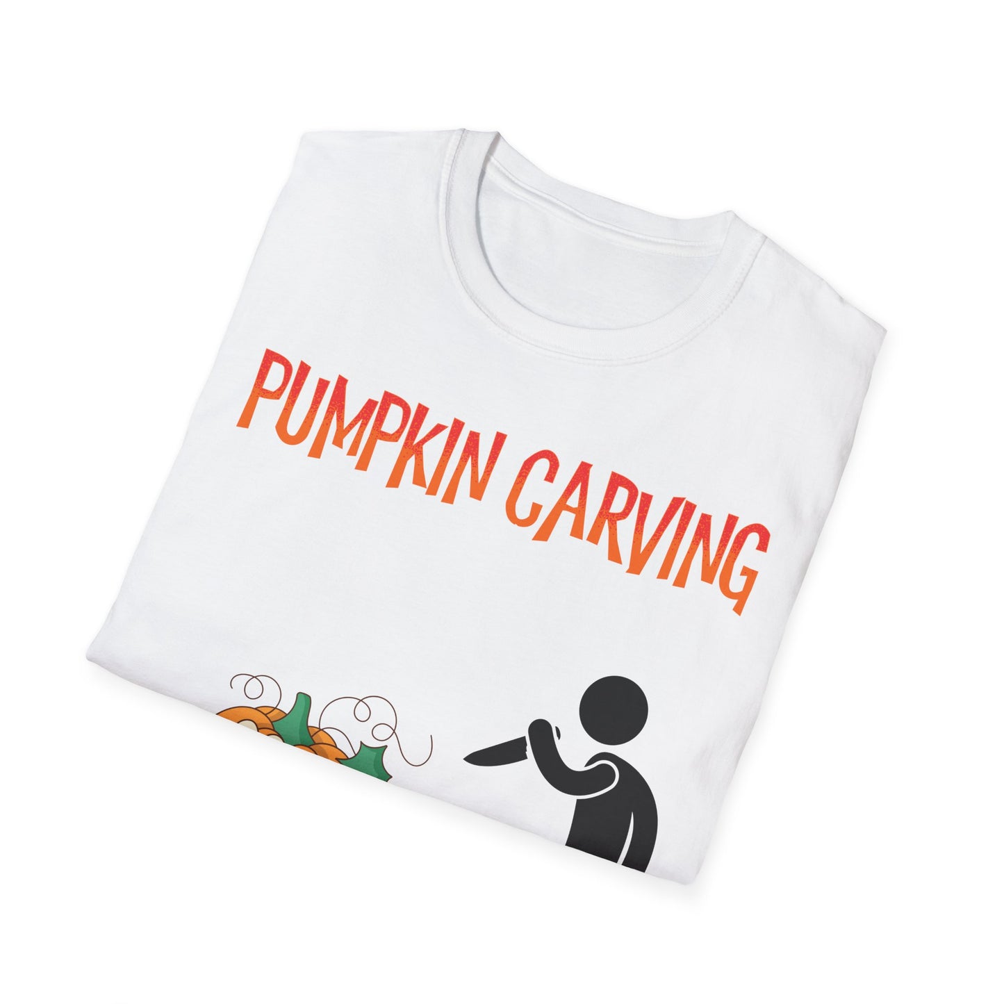 Funny Pumpkin Carving T-Shirt, Unisex Halloween Shirt, Fall Festivities Tee, Spooky Season Apparel, Quirky Halloween Gift