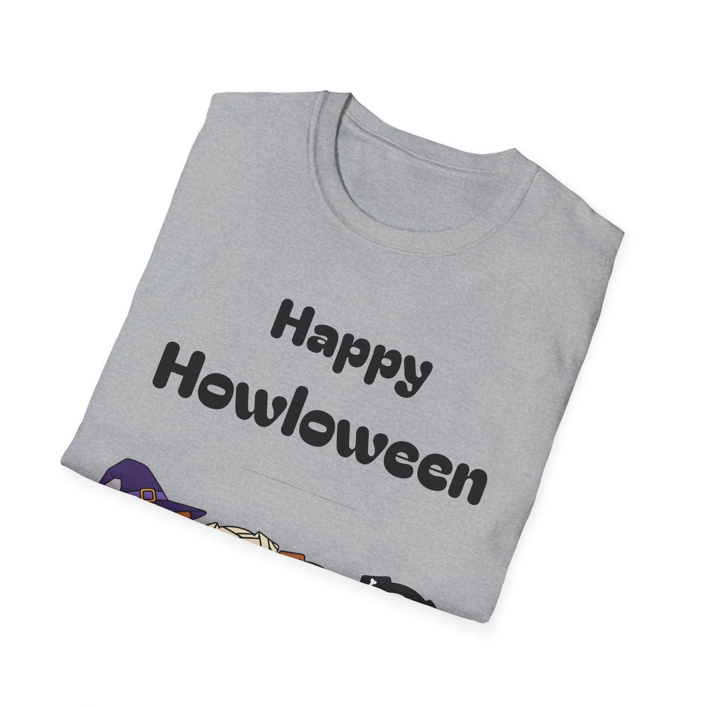Happy Howloween Dog T-Shirt, Halloween Tee, Fun Pet Lover Gift, Unisex Shirt, Cozy Halloween Outfit, Dog Costume Celebration