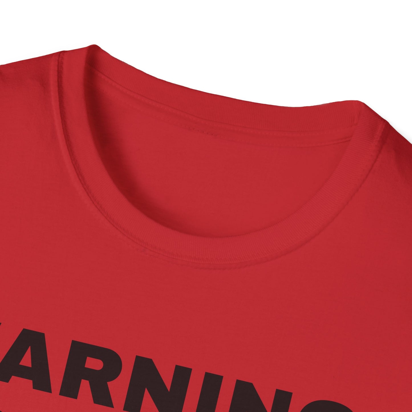 Warning "Unfiltered opinions ahead" T-Shirt | Skull Hazard Symbol