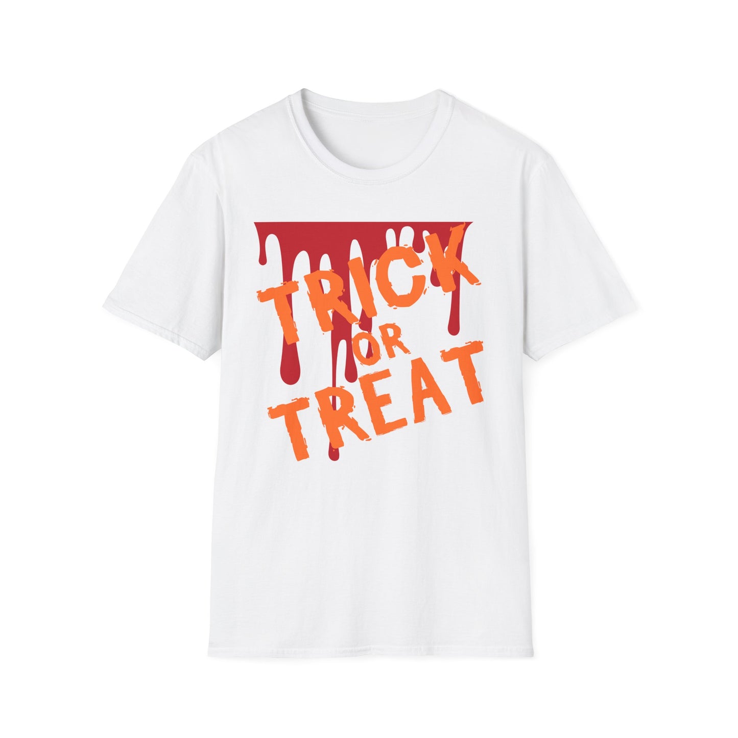 Halloween Trick or Treat Unisex T-Shirt, Spooky Costume Tee, Fall Festival Wear, Halloween Party Shirt, Yearly Autumn Apparel