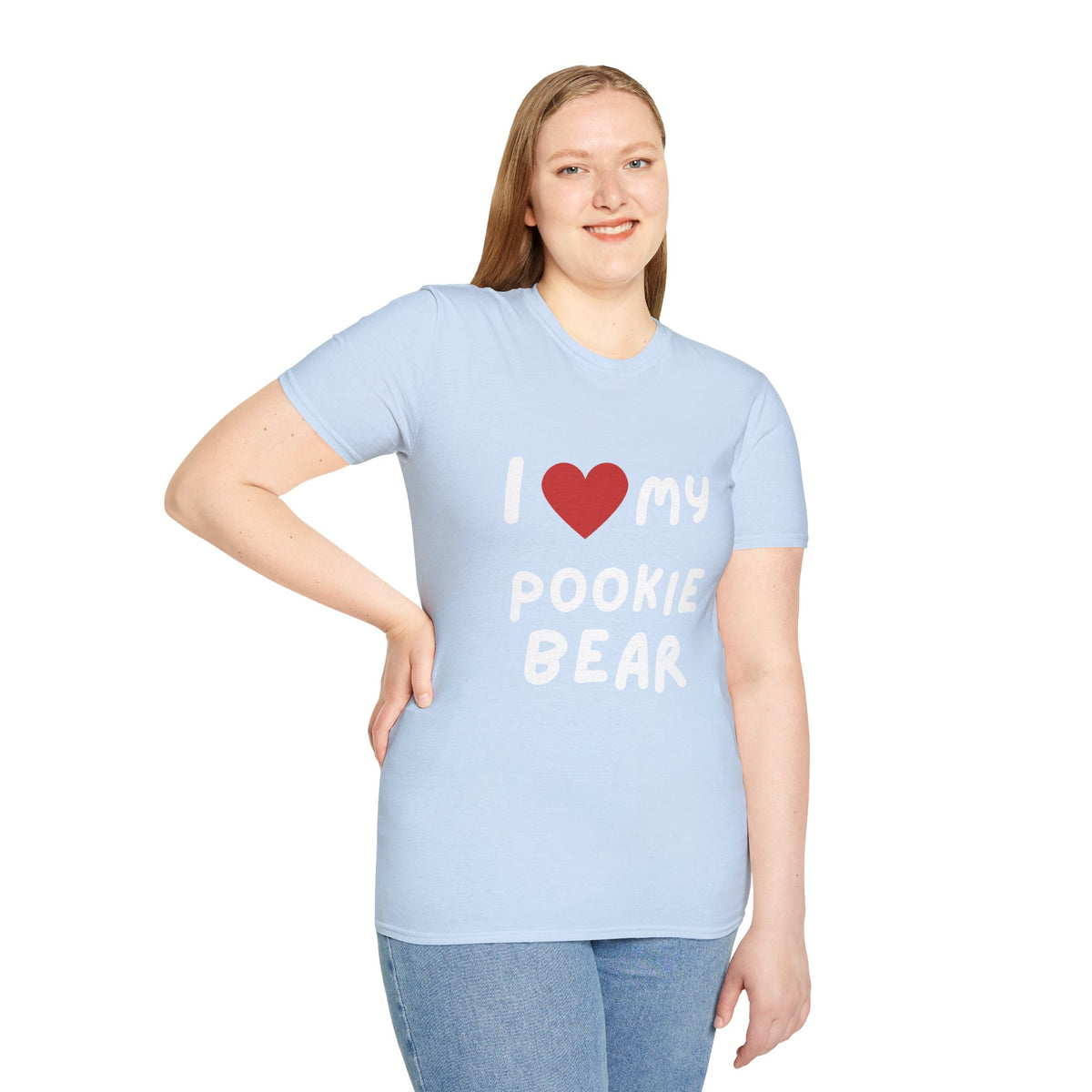 I Heart My Pookie Bear T-Shirt | Cute Heart Typography Tee