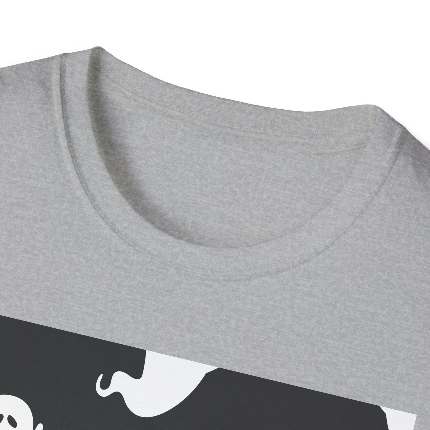 Halloween Ghost T-Shirt, Spooky Unisex Tee, Trick or Treat Shirt, Fall Fashion, Halloween Party Outfit, Casual Wear