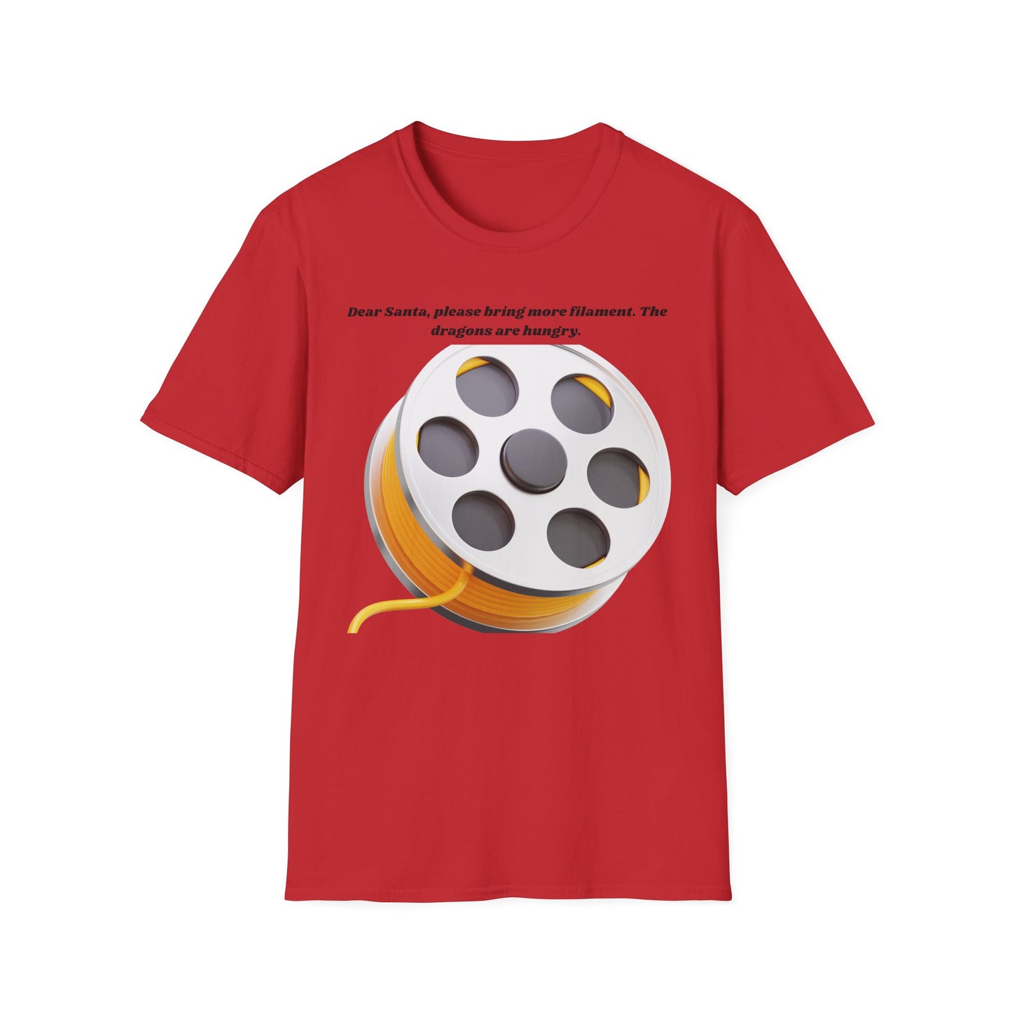 Filament Spool Graphic T-Shirt | 3D Printing Humor