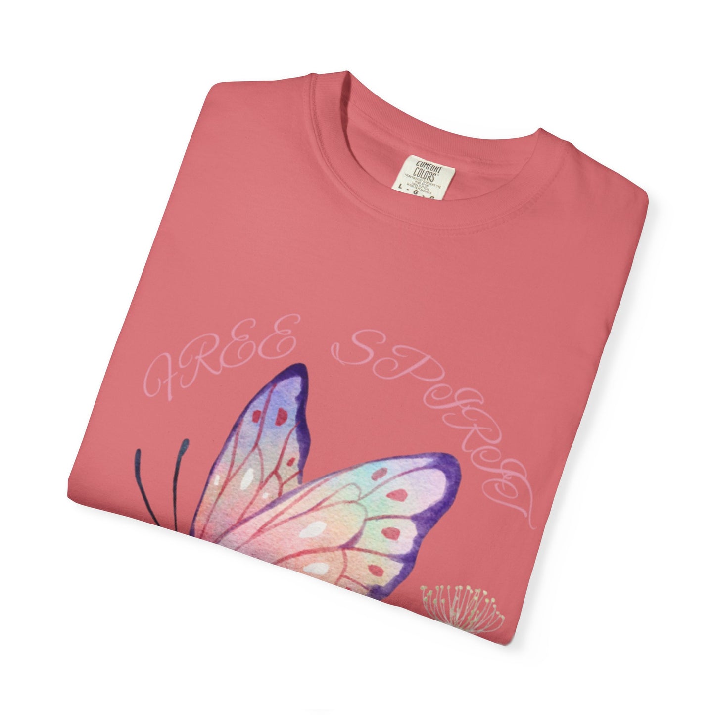 Butterfly Meadow T-Shirt, Colorful Graphic Tee for Nature Lovers, Spring Fashion, Gift for Her, Eco-Friendly Apparel