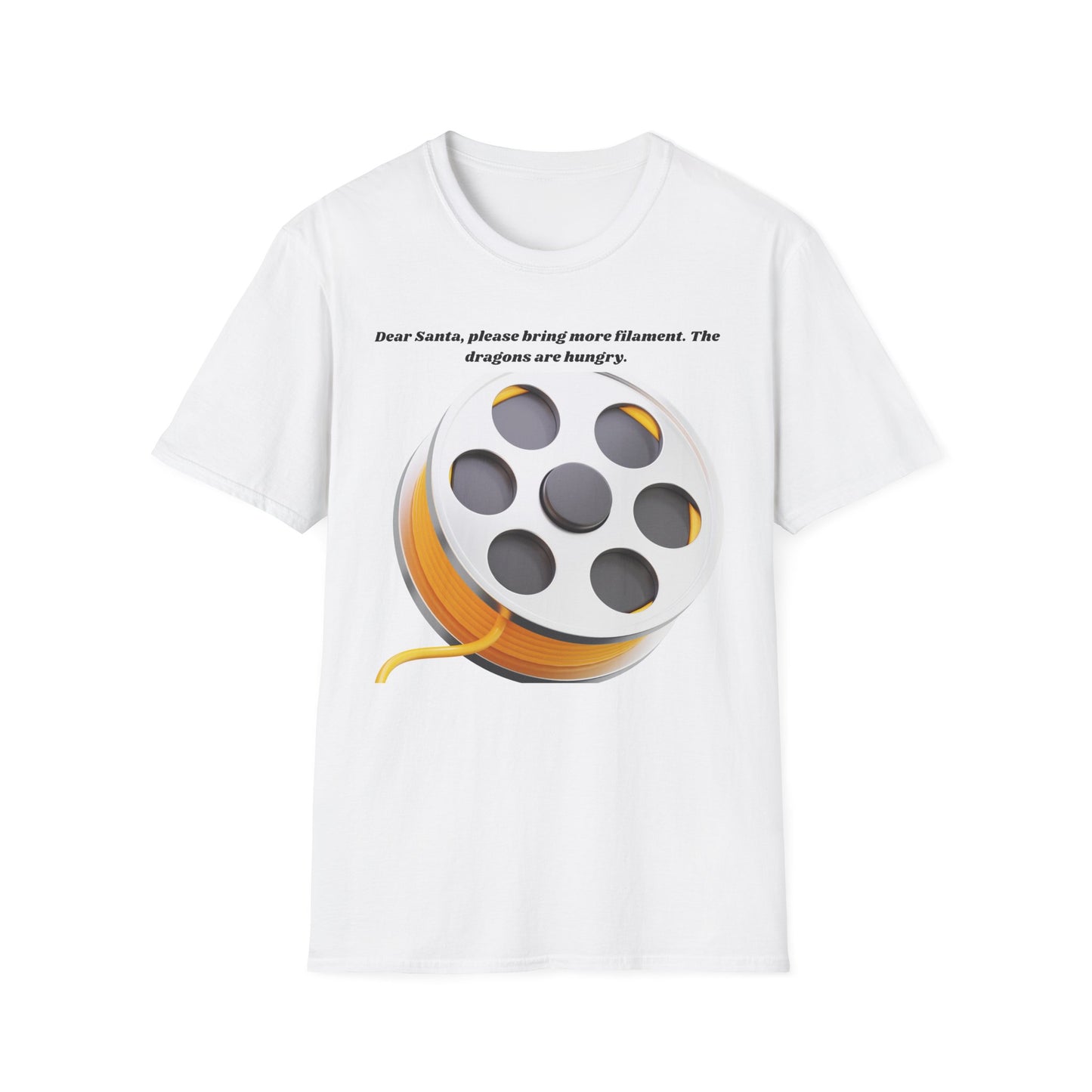 Filament Spool Graphic T-Shirt | 3D Printing Humor