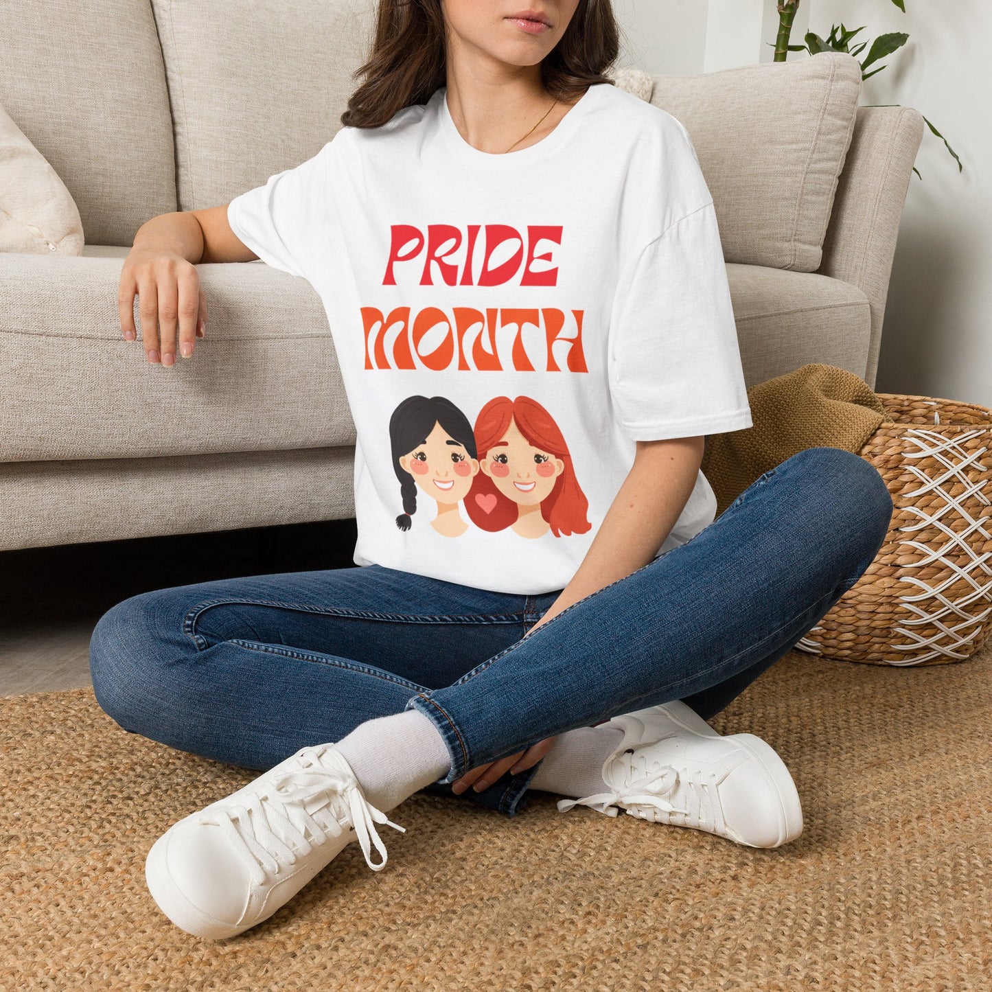 Pride Month Lesbian Couple T-Shirt | LGBTQ+ Love Tee