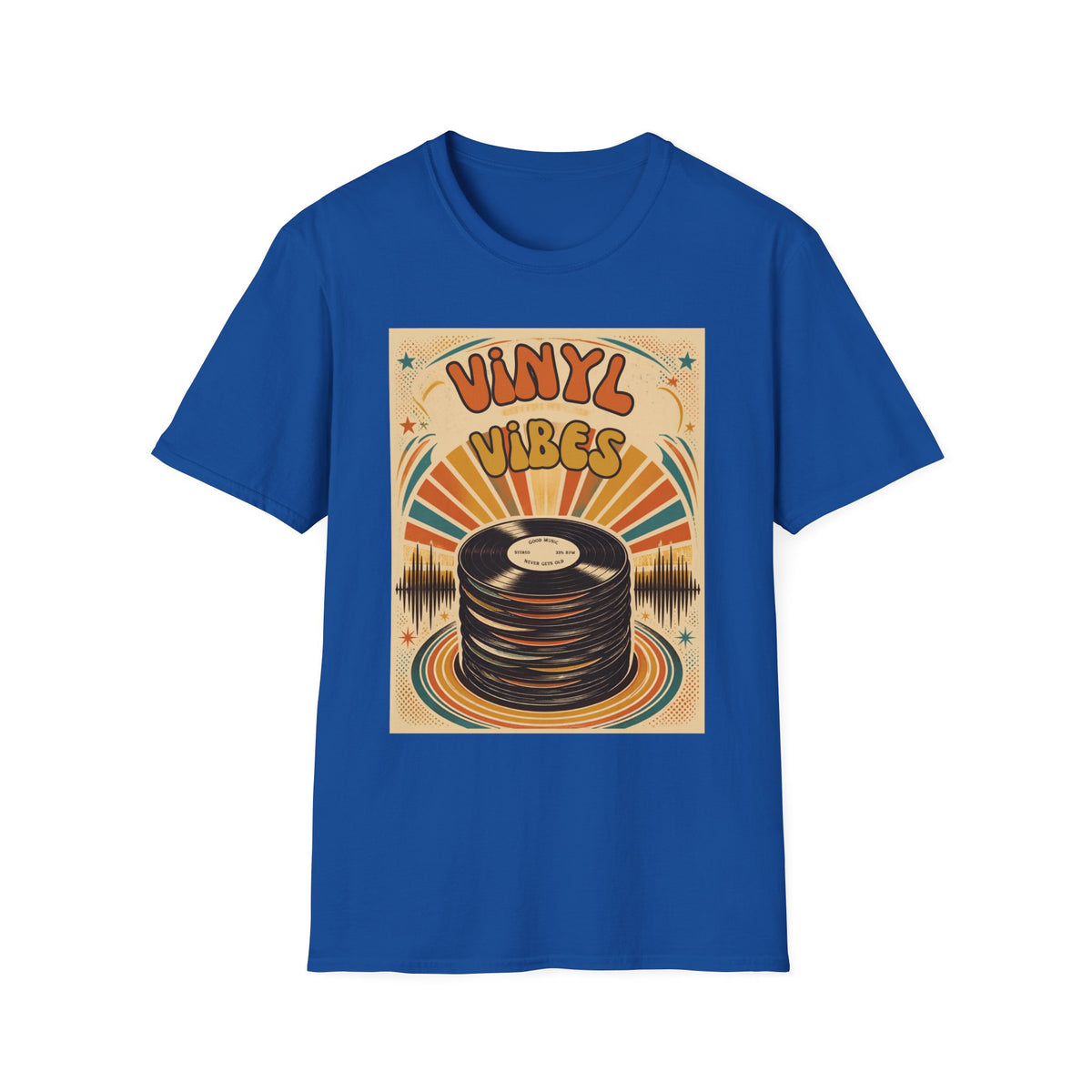 Vinyl Vibes Retro Record Tee | T-Shirt
