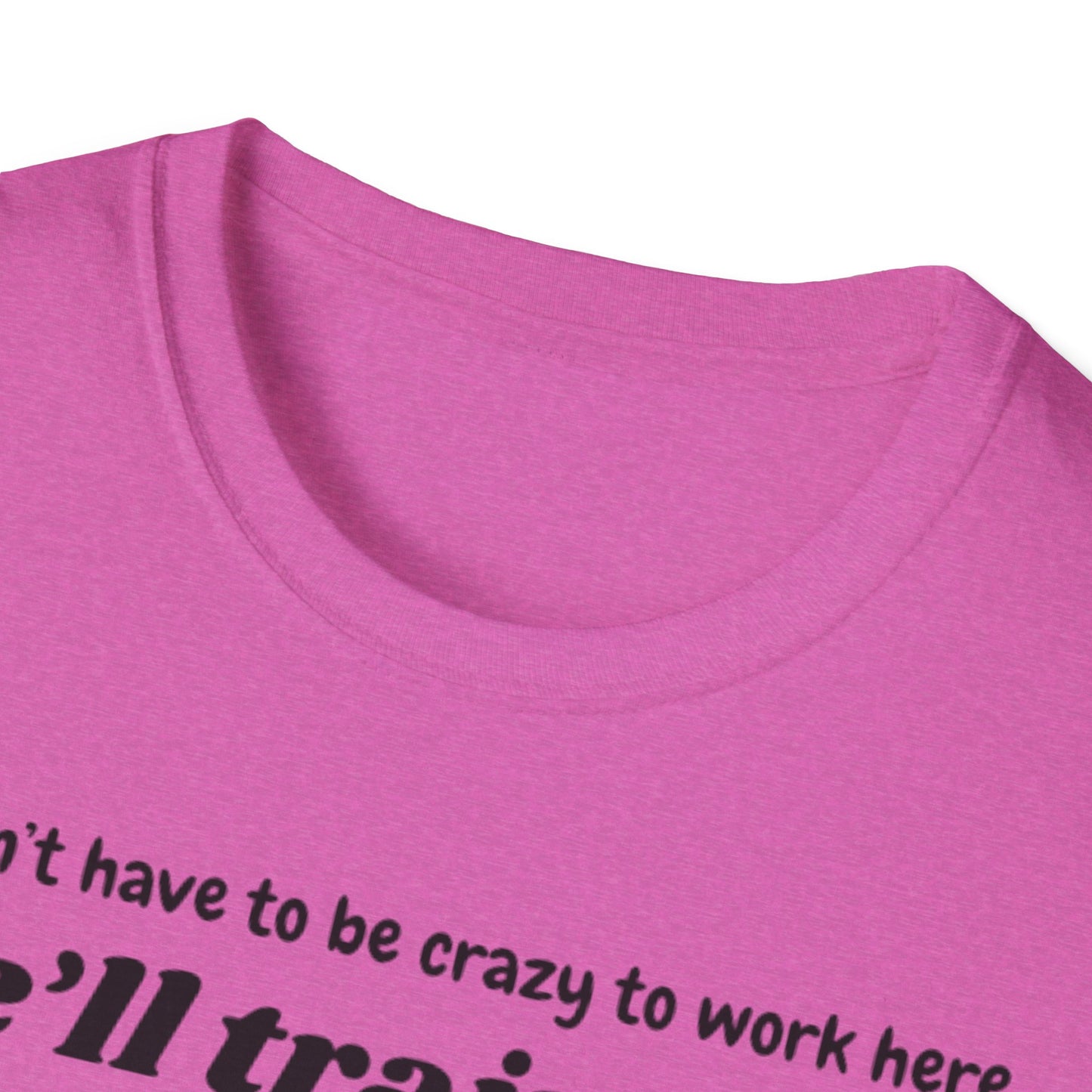 Funny Training T-Shirt for Work, Humorous Office Shirt, Gift for Coworkers, New Job Tee, Casual Workwear, Motivation Apparel