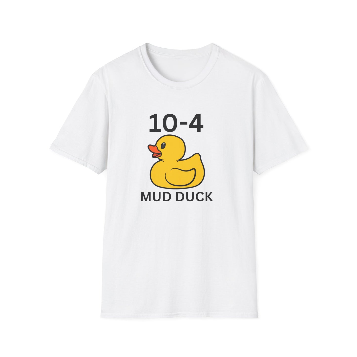 Funny Mud Duck Graphic Tee, Unisex Shirt, Casual Wear, Gift for Friends, Summer Outing, Unique Duck T-Shirt