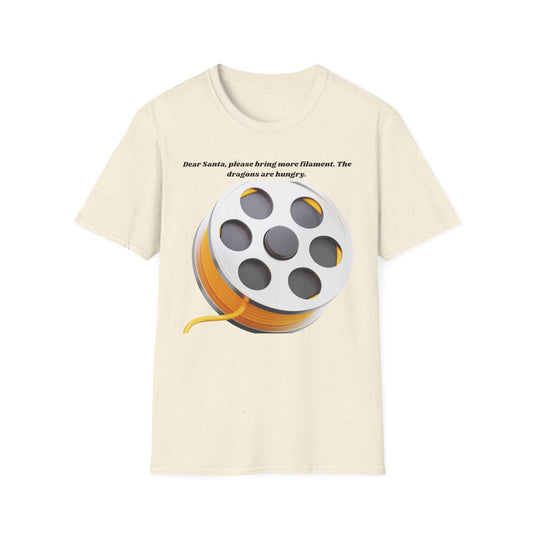 Filament Spool Graphic T-Shirt | 3D Printing Humor