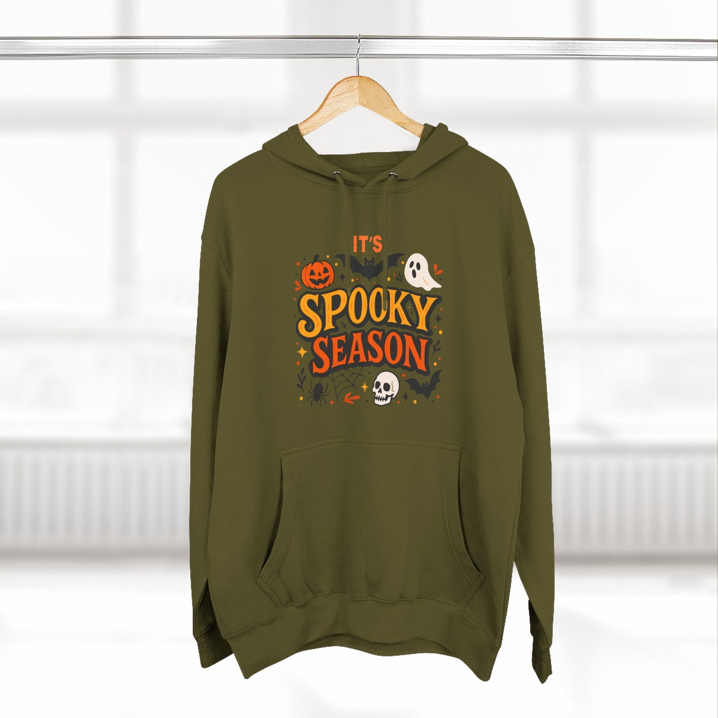 Spooky Season Hoodie, Fall Fashion, Halloween Sweatshirt, Cozy Gift, Graphic Hoodie, Autumn Apparel