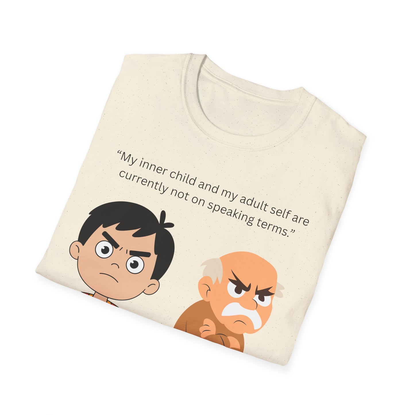 Humorous Inner Child T-Shirt, Funny Gift, Unisex Tee, Adult Humor Shirt, Self-Care Apparel, Memorable Occasion Shirt