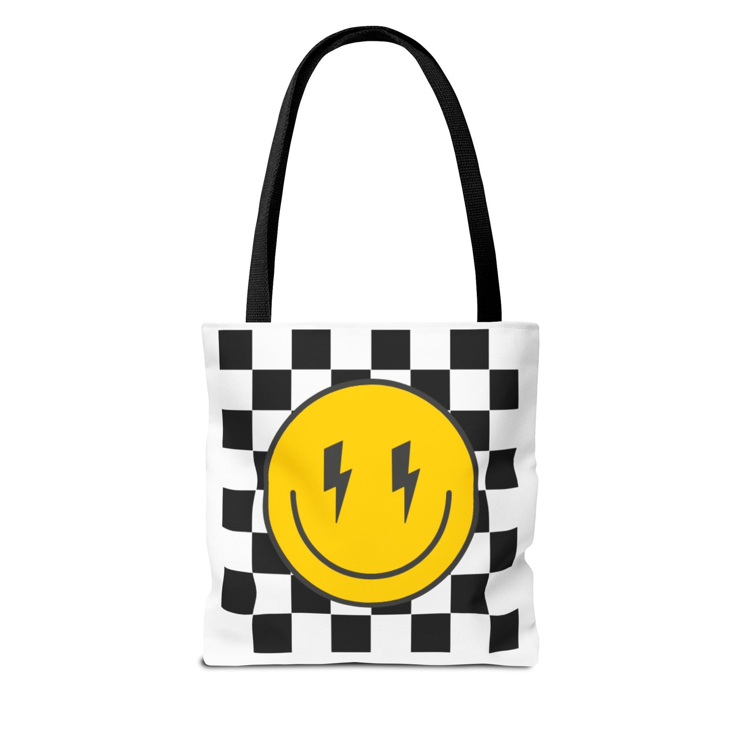 Cheerful Smiley Tote Bag, Fun Eco-Friendly Shopping Bag, Gift for Friends, Festival Essentials, Everyday Use