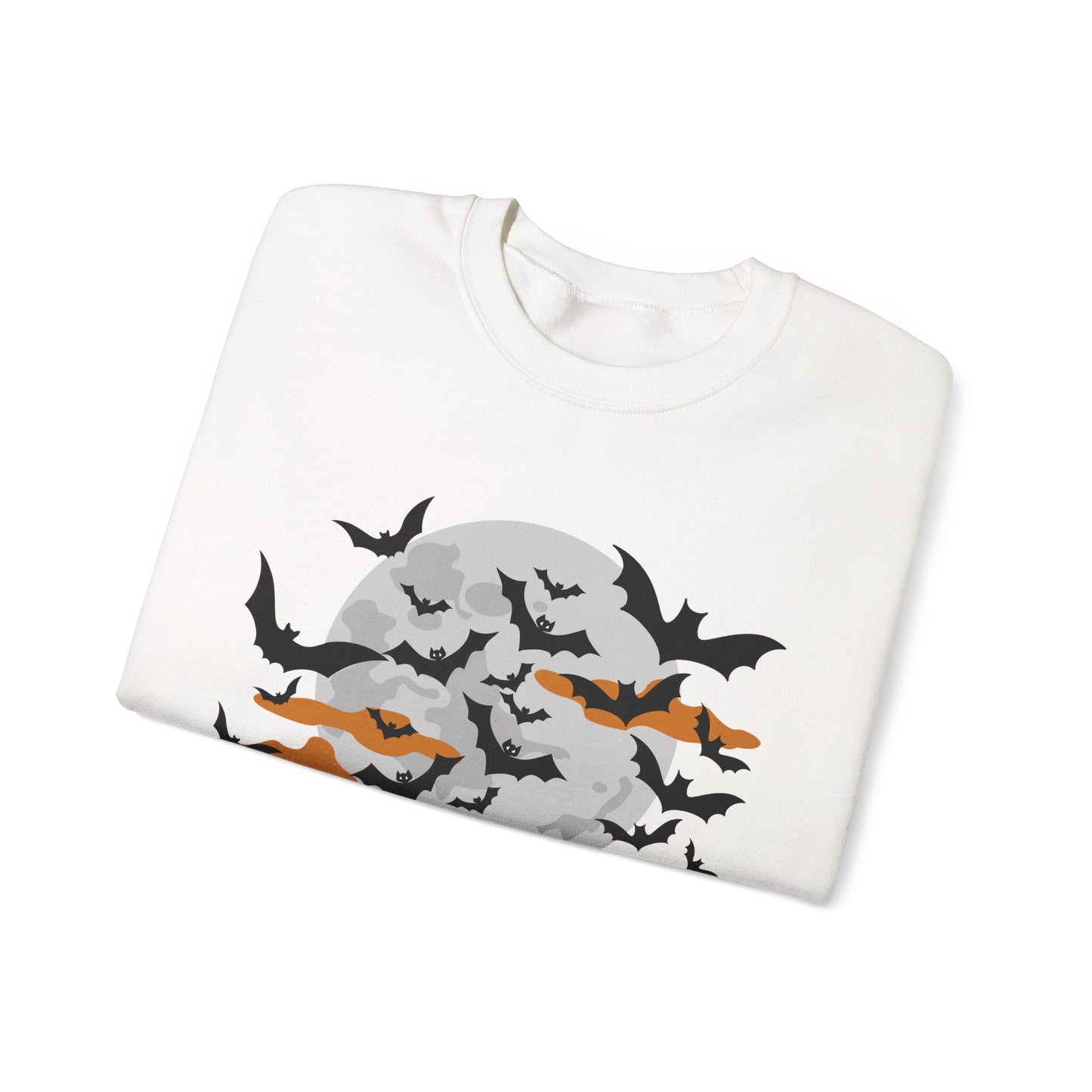 Spooky Skeleton Halloween Sweatshirt, Cozy Crewneck Pullover, Unisex Halloween Apparel, Fall Fashion, Perfect for Pumpkin Patches