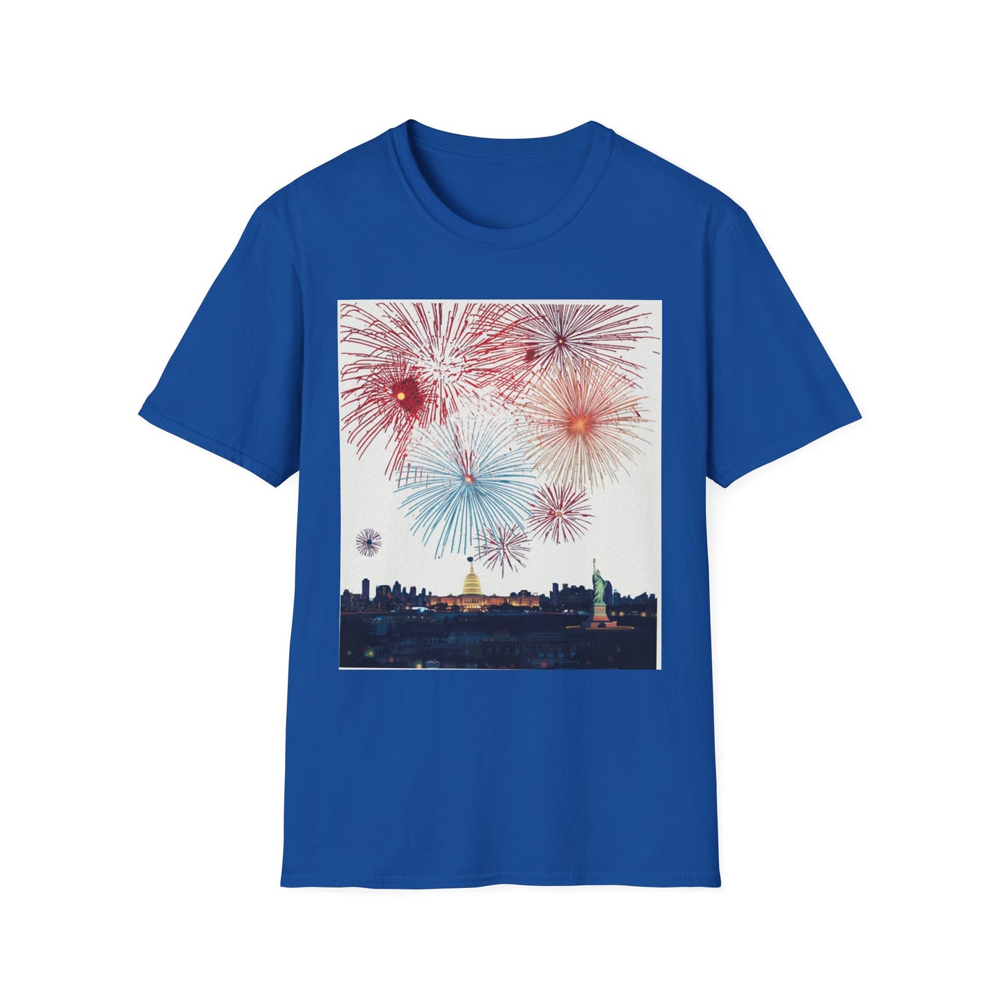 Fireworks Burst T-Shirt | Patriotic Sparkler Celebration Tee