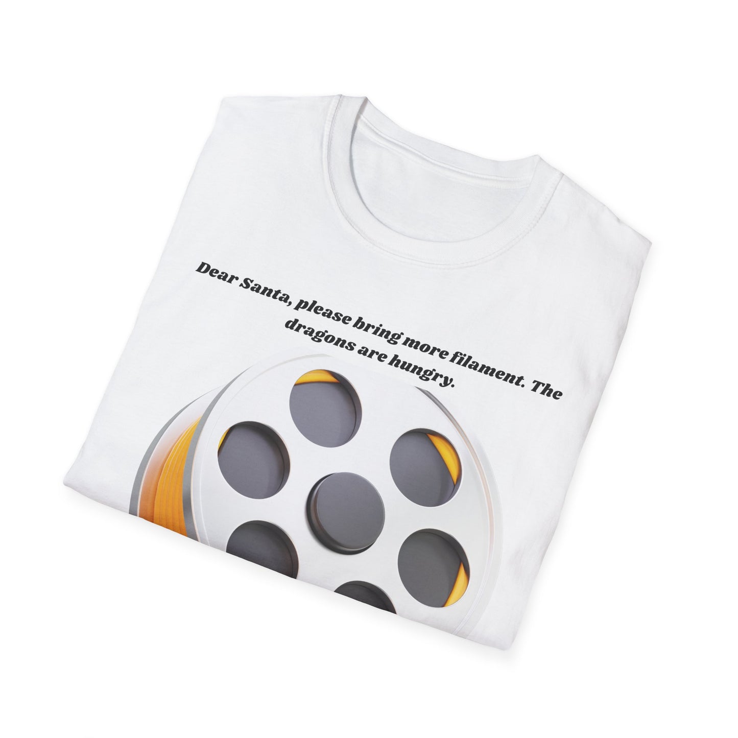 Filament Spool Graphic T-Shirt | 3D Printing Humor