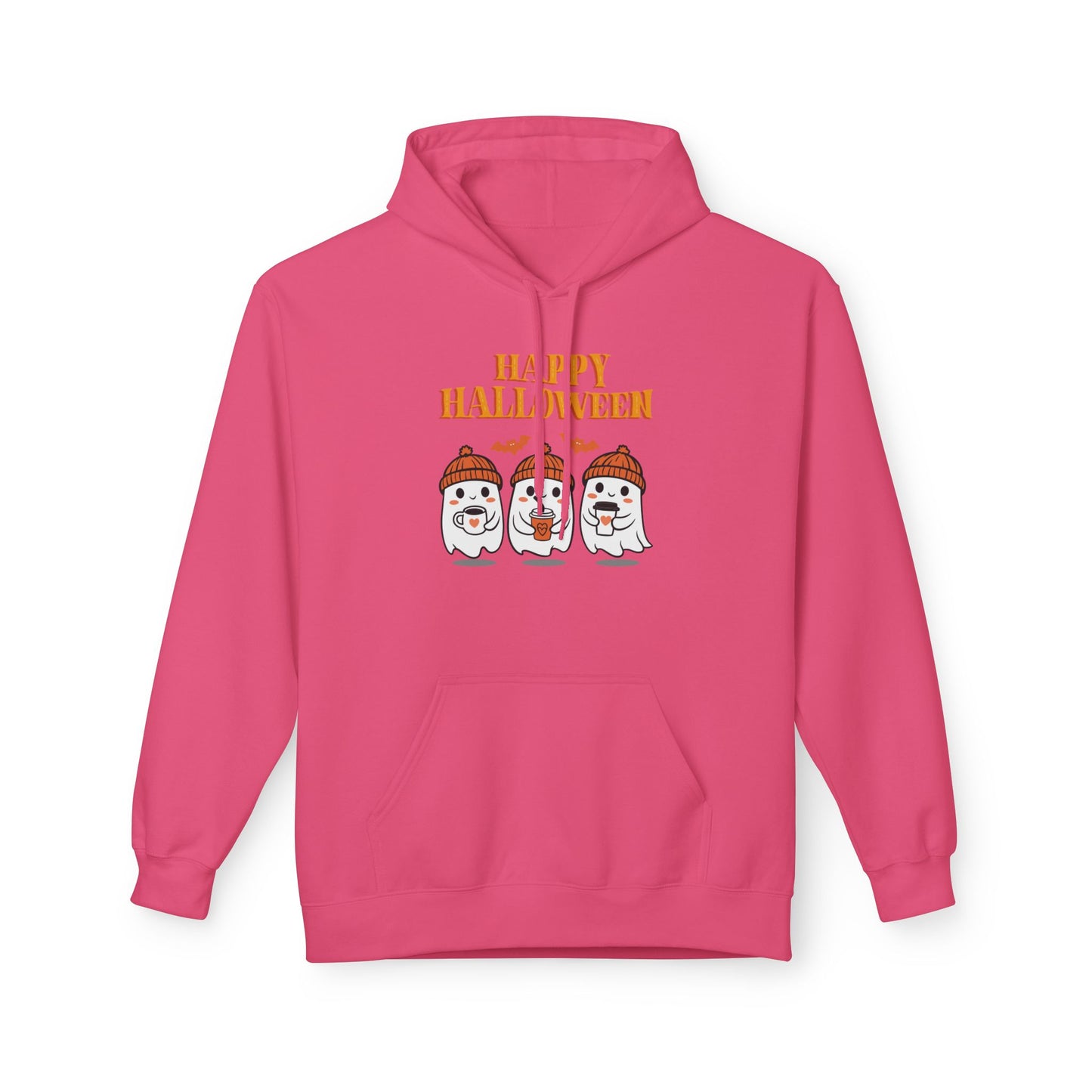 Halloween Ghosts Unisex Hoodie, Cozy Fall Apparel, Spooky Season Sweatshirt, Happy Halloween Gift, Cute Halloween Clothing