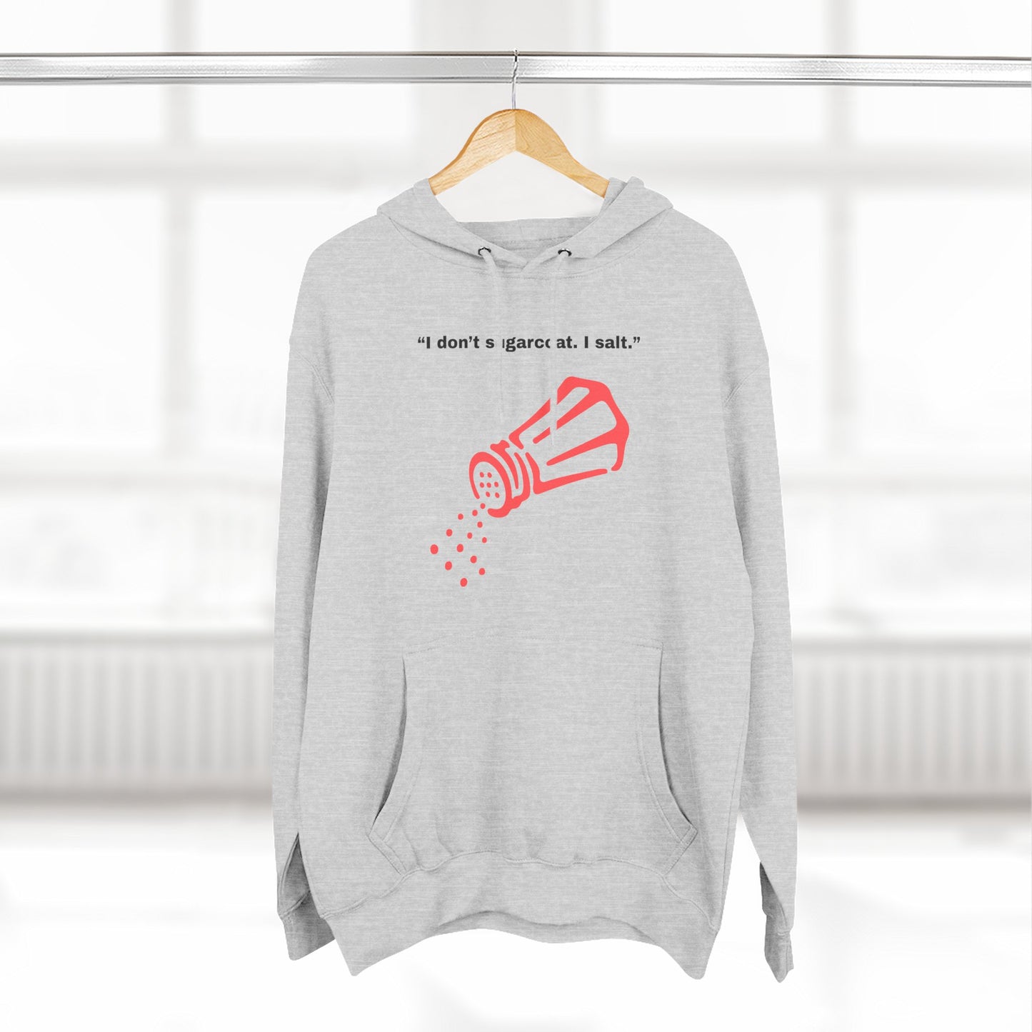 I Don t Do Part Salt I Salt salt shaker illustration Hoodie | Minimal Kitchen Humor