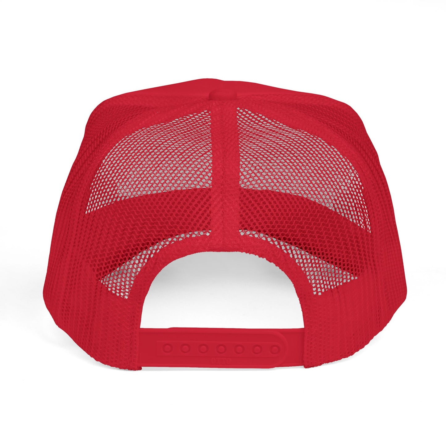 Roll R Rean's Ranch logo Trucker Cap | Red Mesh Trucker Hat