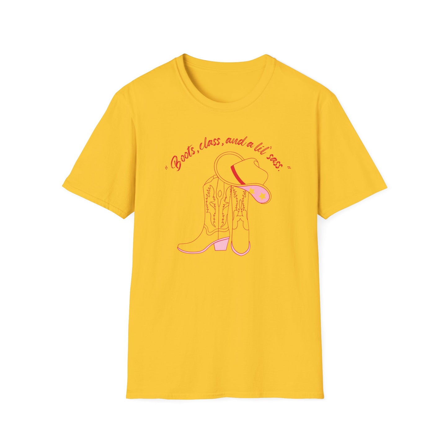 Cute Cowboy Boots Unisex T-Shirt, Western Style Tee, Country Shirt, Gift for Cowgirls, Festival Wear, Everyday Outfit