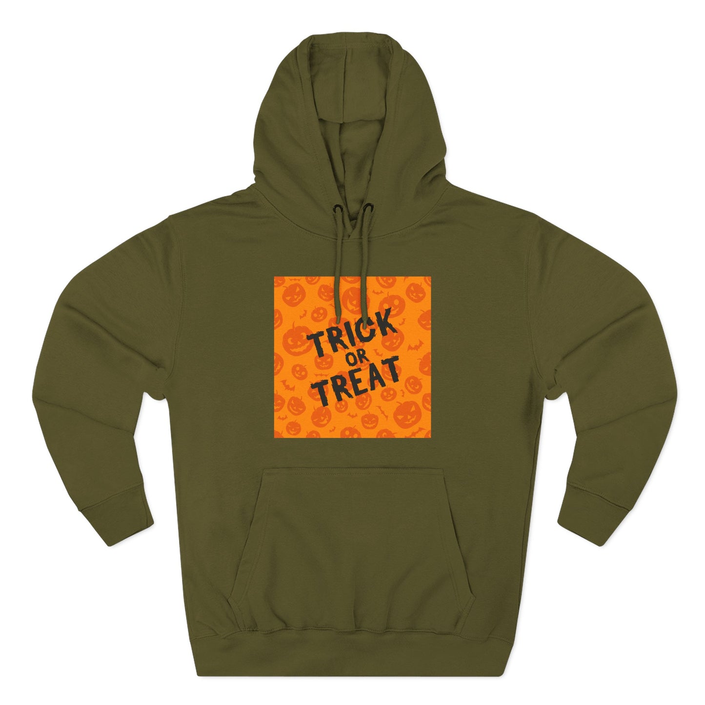 Halloween Trick or Treat Hoodie, Cozy Fleece Sweatshirt for Fall, Halloween Costume, Holiday Gift, Spooky Season Apparel