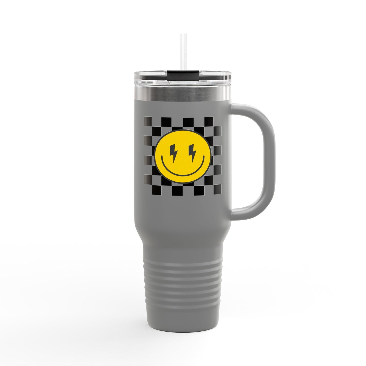 Bright Smile Insulated Travel Mug, Perfect for Road Trips, Happy Hour, and Everyday Use, 40oz Drinkware, Cheerful Gift for Coffee [...]