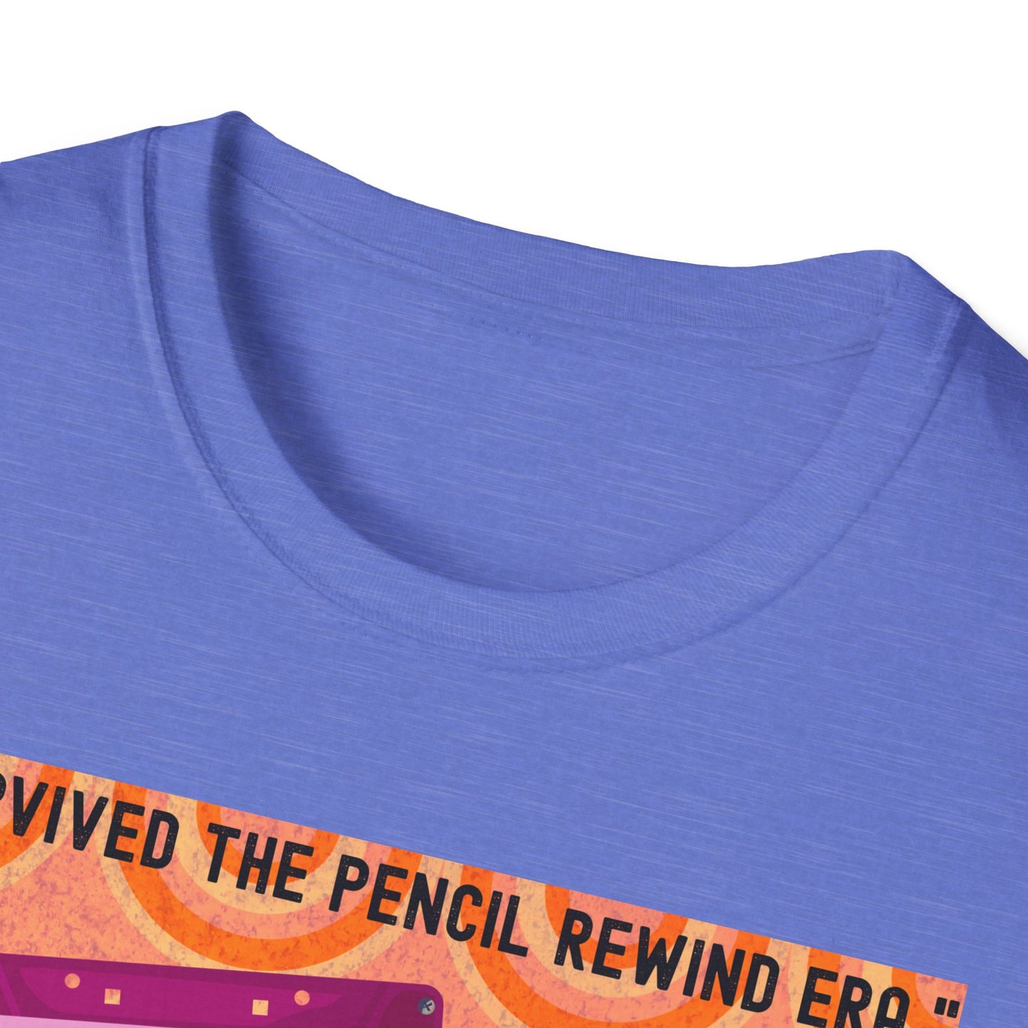Vintage 90s T-Shirt, Retro Graphic Tee, I Survived the Pencil Rewind Era, Gift for Music Lovers, Nostalgic Apparel