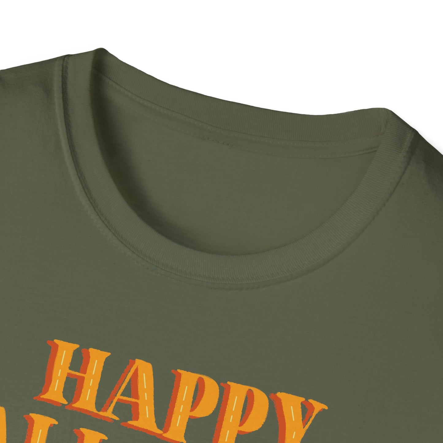 Happy Halloween Ghost T-Shirt, Cute Halloween Tee, Unisex Graphic T-Shirt, Fall Apparel, Spooky Season Shirt, Trick or Treat Top