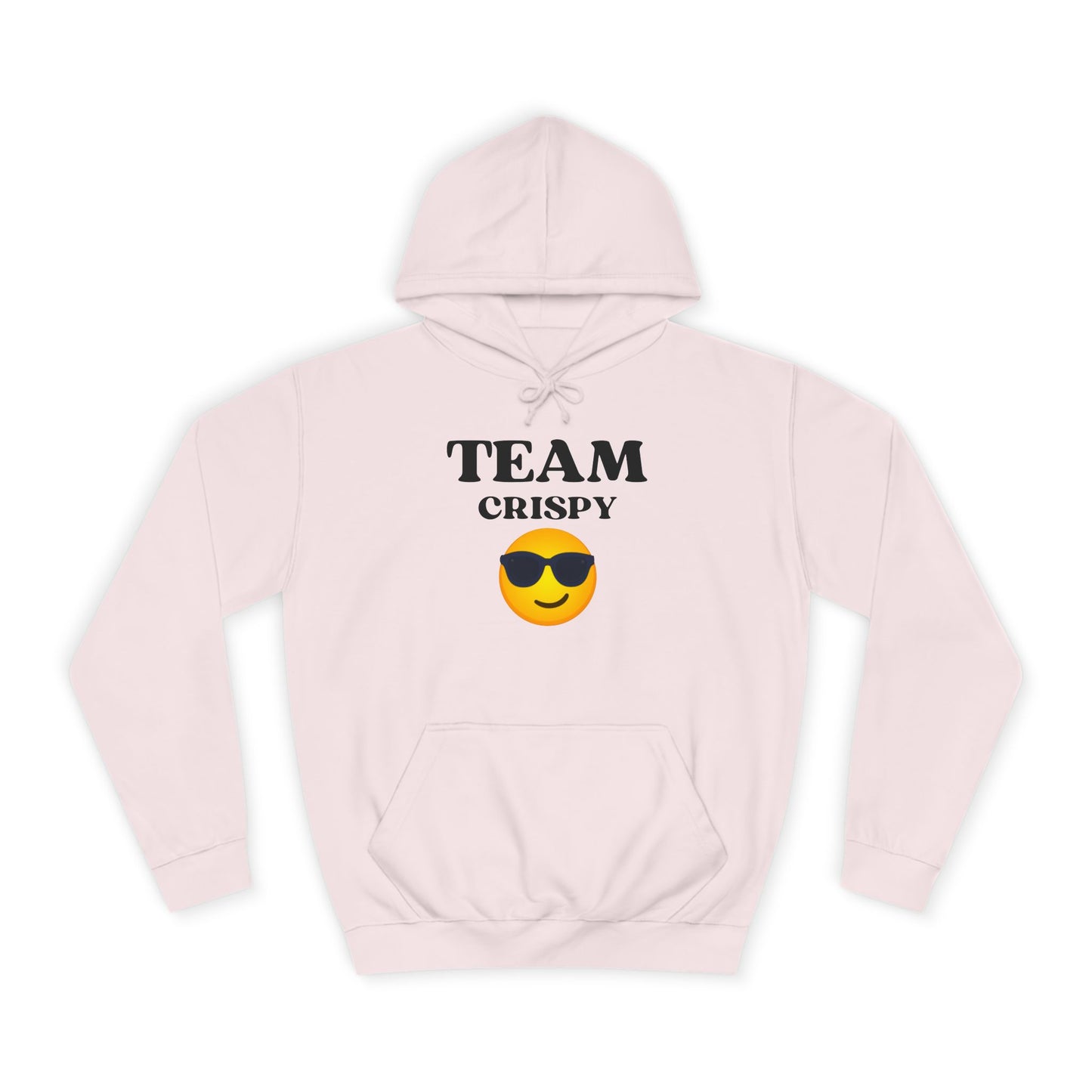 Cool College Hoodie - Team Crispy, Unisex Sweatshirt, Perfect for Students, Cozy Gift for Graduates, Casual Everyday Wear