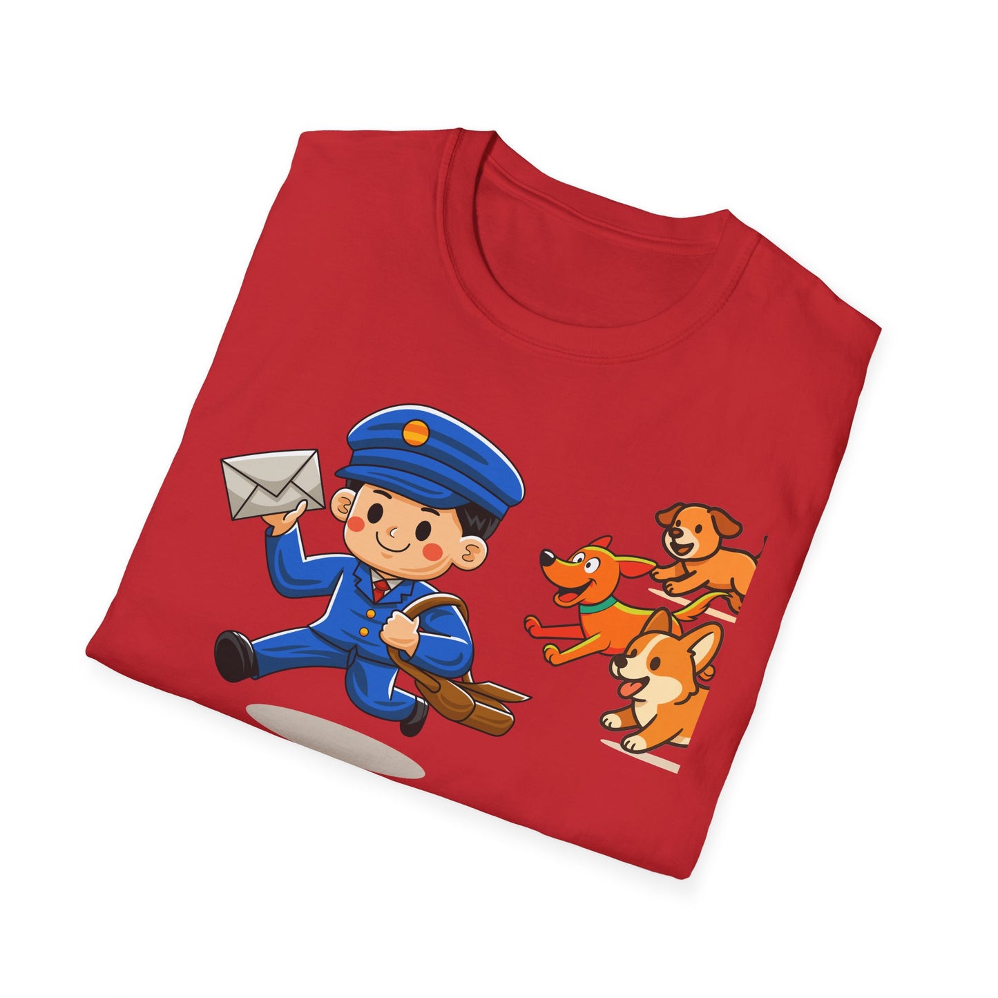 Friendly Neighborhood Mail Carrier T-Shirt, Unisex Graphic Tee, Dog Lover Gift, Animal Lover Apparel, Cute Animal T-Shirt, Fun Gift Idea