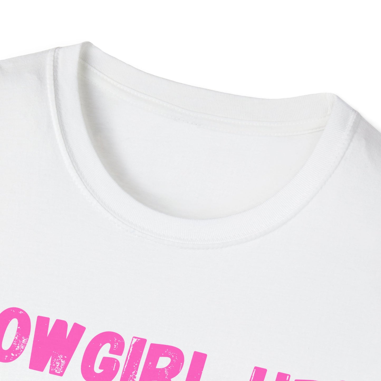 Cowgirl up graphic tee, T Shirt | Raised on Country pink text
