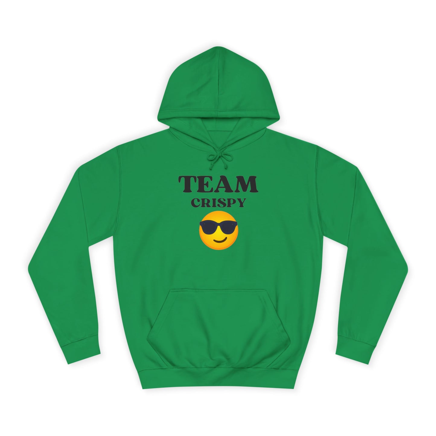 Cool College Hoodie - Team Crispy, Unisex Sweatshirt, Perfect for Students, Cozy Gift for Graduates, Casual Everyday Wear