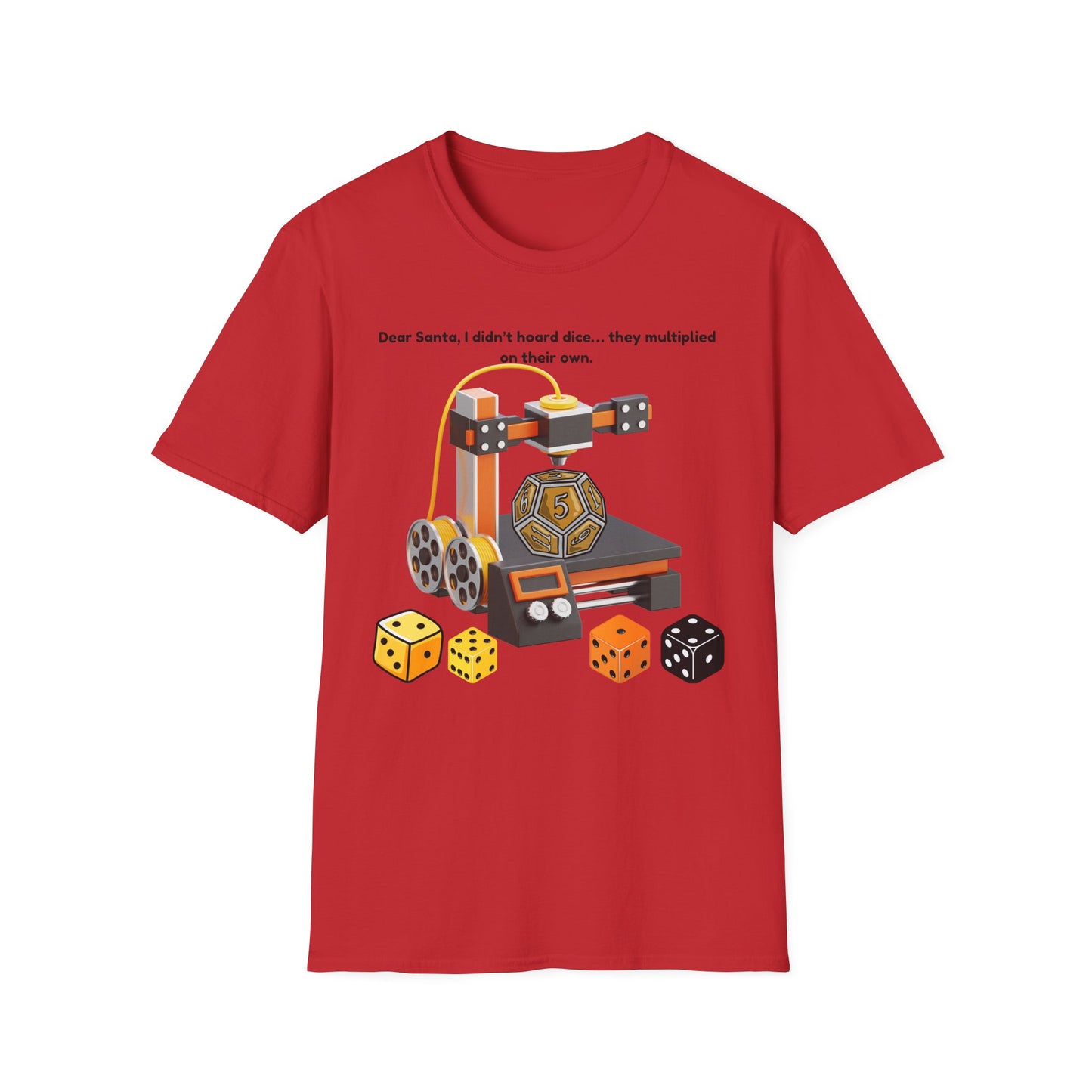 Dice Multiplying Machine T-Shirt | Funny Dungeons & Dragons Tabletop Dice Art