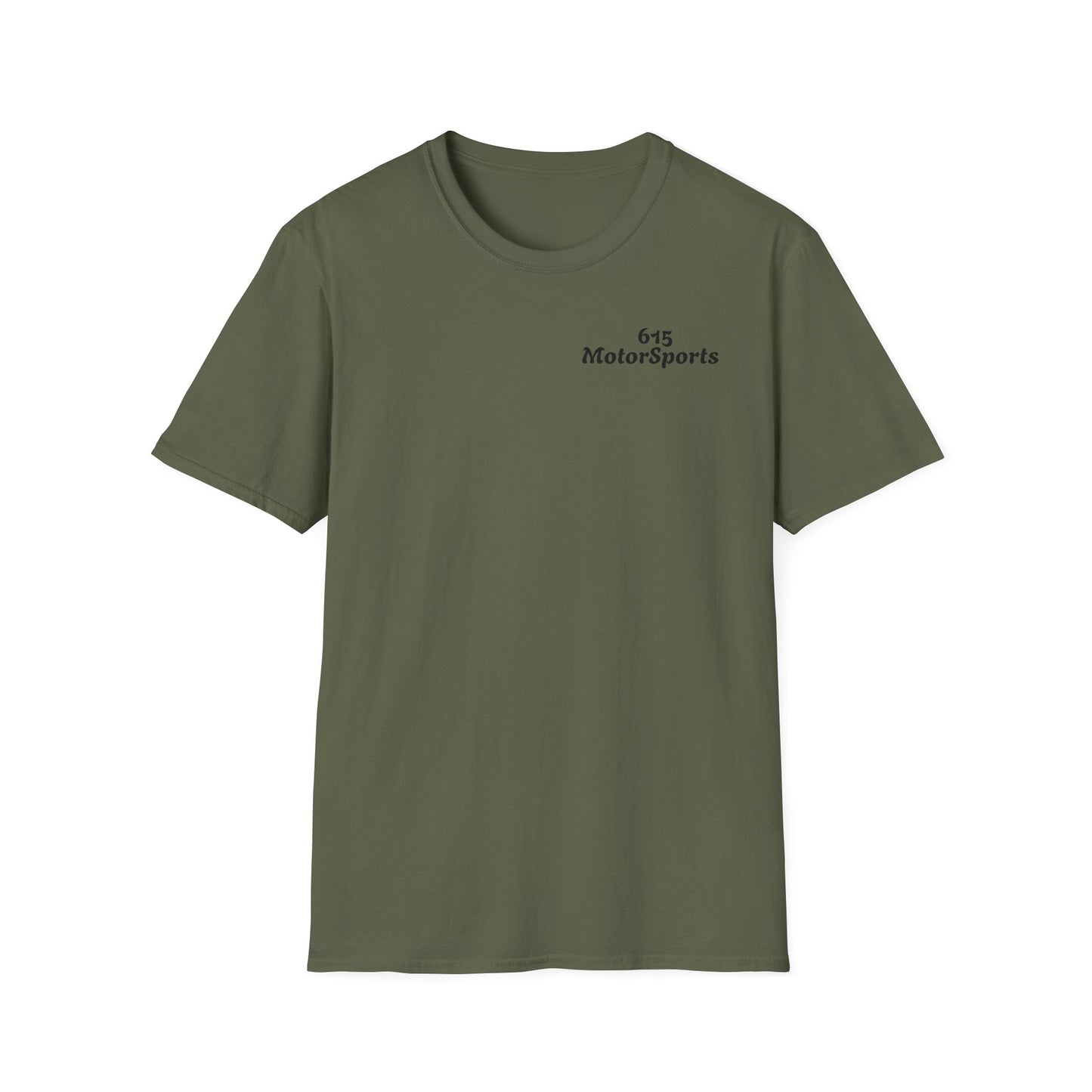 615 Motorsports T-Shirt | Racing Logo Tee, Small Chest Print