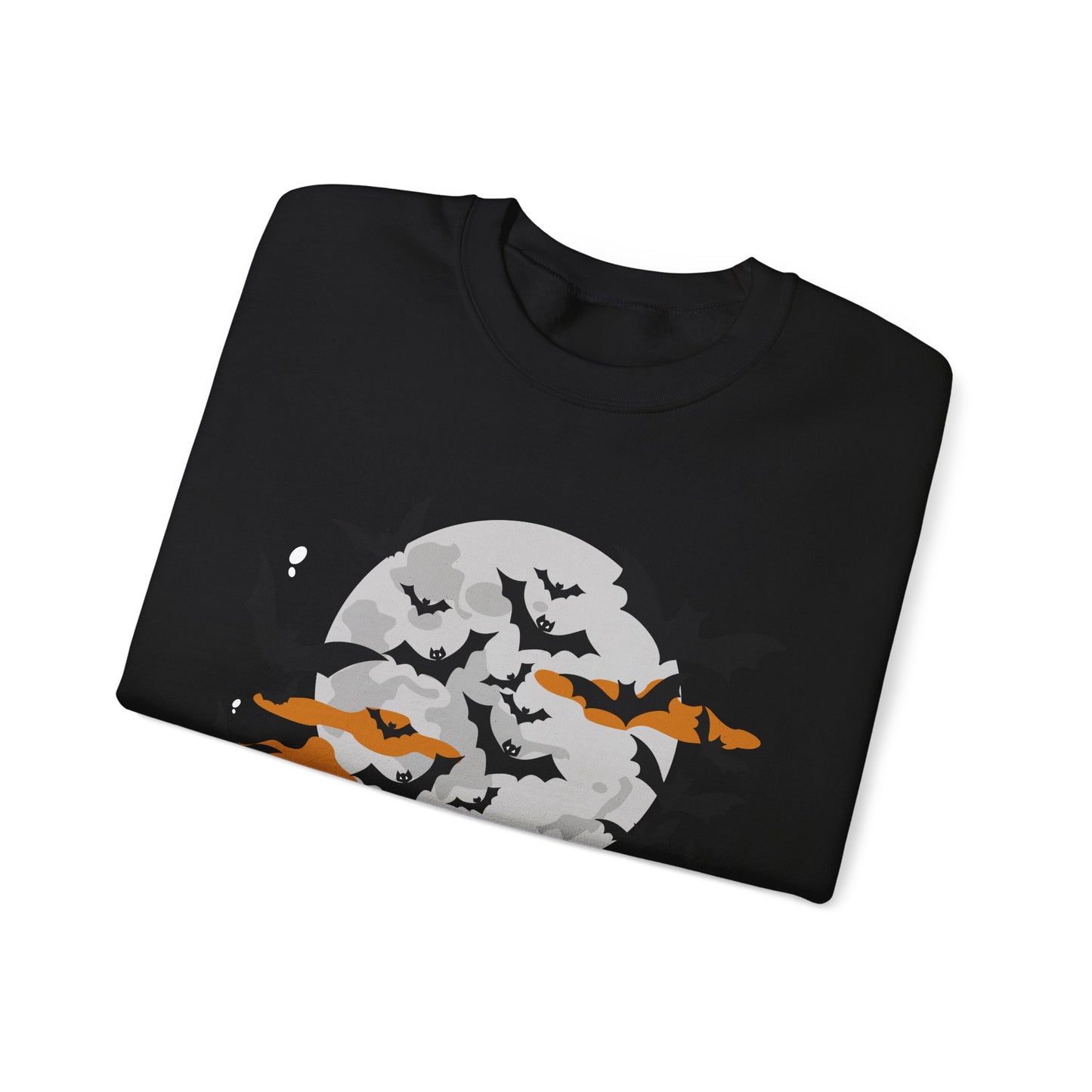 Spooky Skeleton Halloween Sweatshirt, Cozy Crewneck Pullover, Unisex Halloween Apparel, Fall Fashion, Perfect for Pumpkin Patches