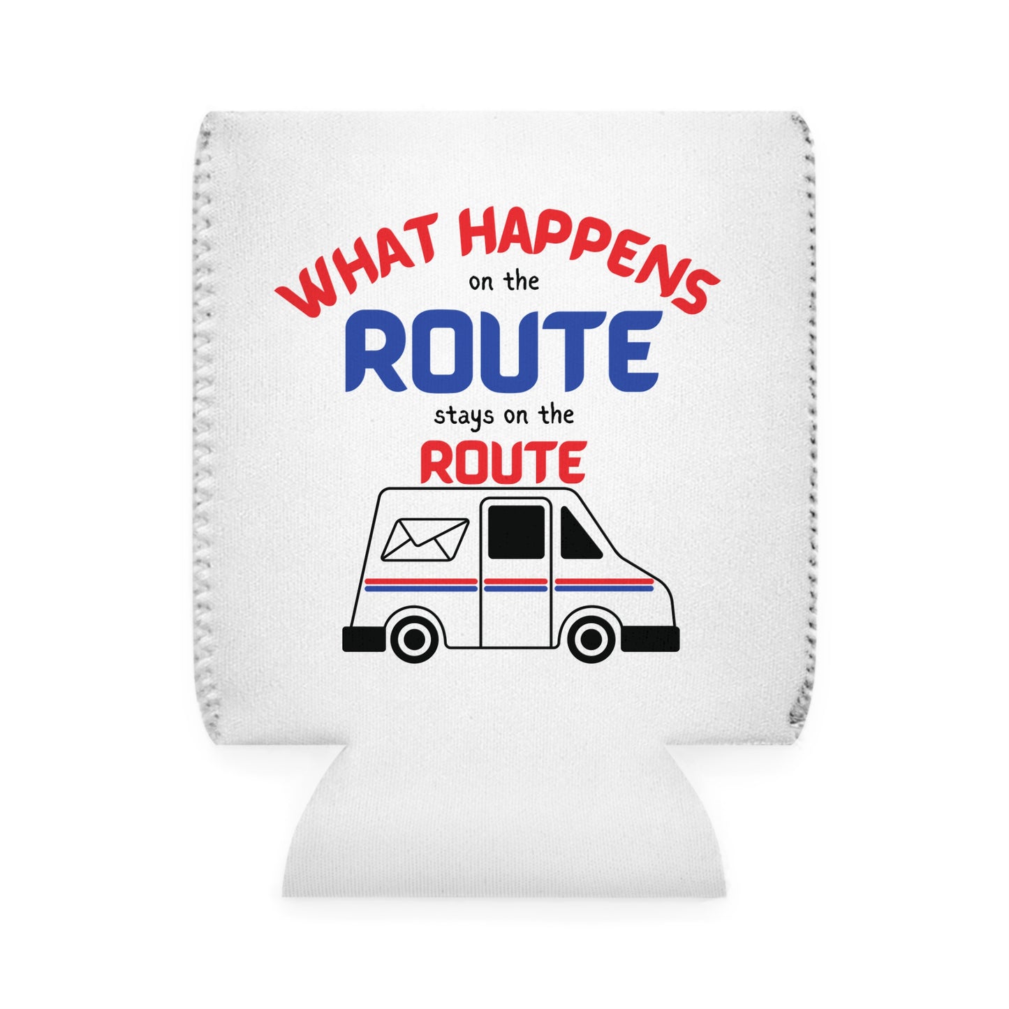 Route-Themed Can Cooler Sleeve, Fun Beverage Insulator for Parties, Perfect for BBQs, Camping, and Road Trips