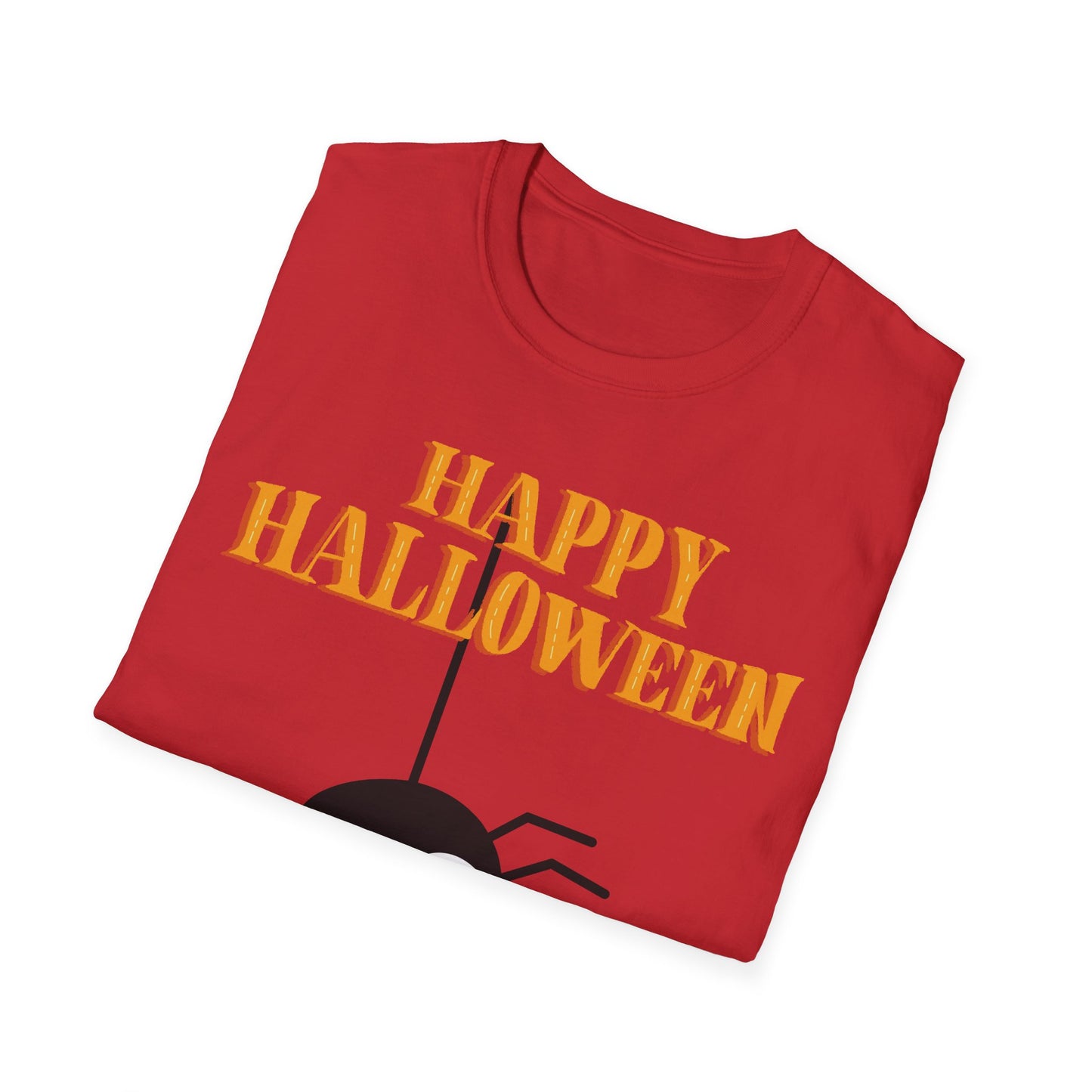 Halloween Spider T-Shirt | Unisex Softstyle Tee | Spooky Halloween Shirt | Fall Apparel | Halloween Costume | Gift for Halloween