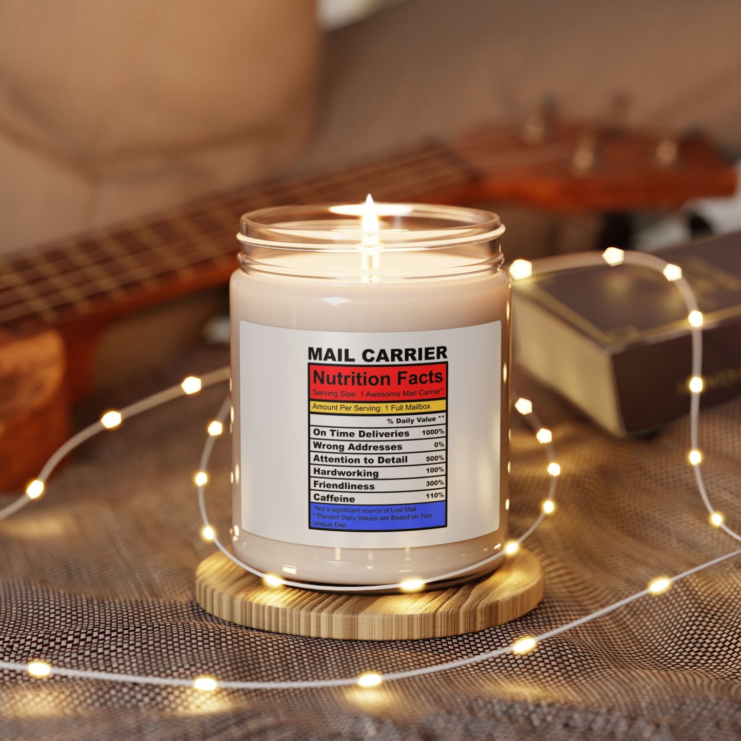 Mail Carrier Scented Soy Candle | Gift for Mail Carriers, Home Decor, Aromatherapy, Office Gift, Fun Candle