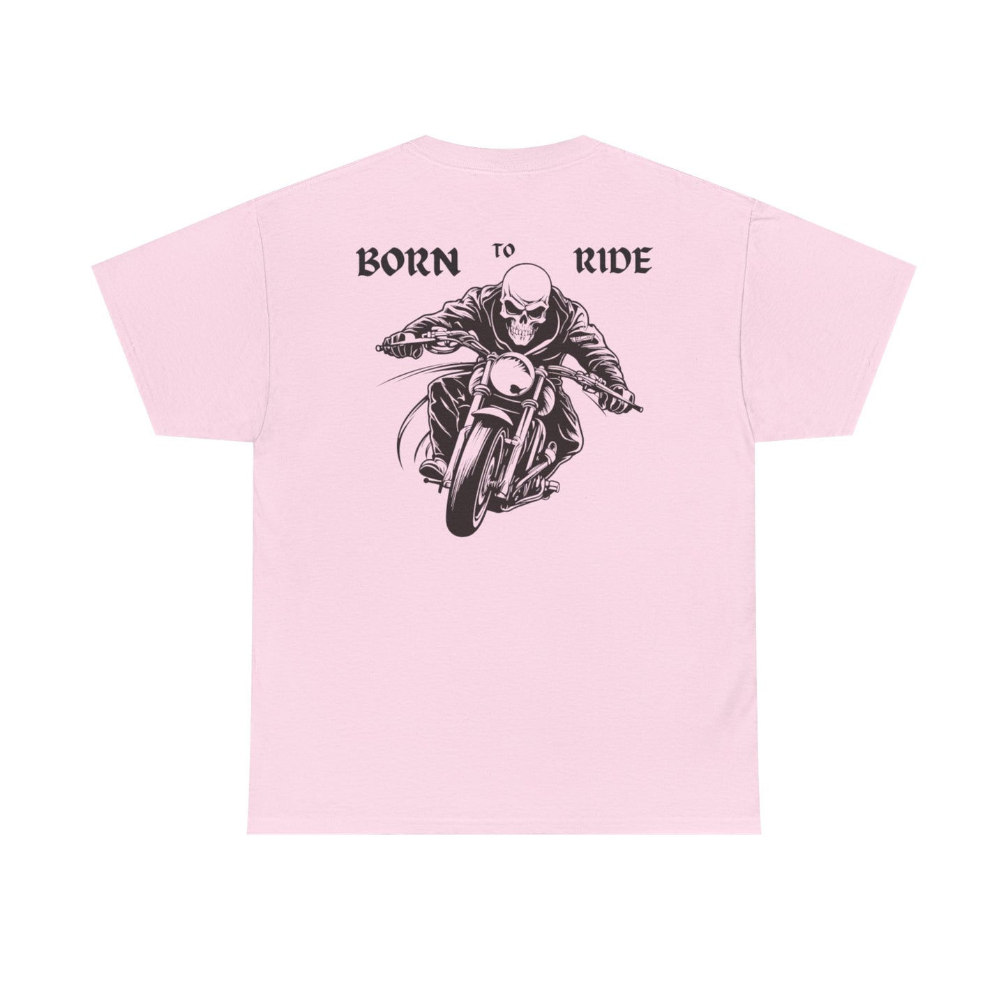 Born to Ride Unisex Heavy Cotton Tee - Perfect for Motorcycle Enthusiasts