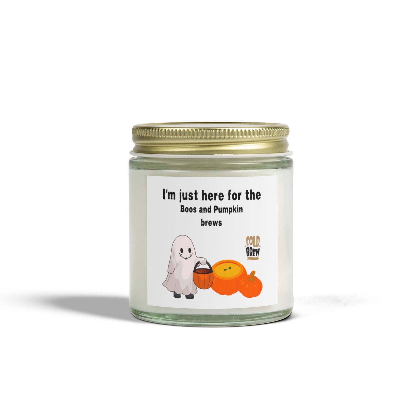 Halloween Scented Candle, Ghost Pumpkin Design, Cozy Home Decor, Fall Treats Gift, Autumn Vibes, Relaxation Candle