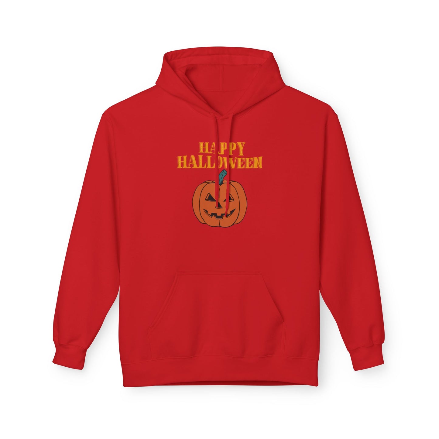 Halloween Pumpkin Hoodie, Unisex Fleece Pullover for Fall, Spooky Season Sweatshirt, October Celebration Gear, Trick or Treat Apparel